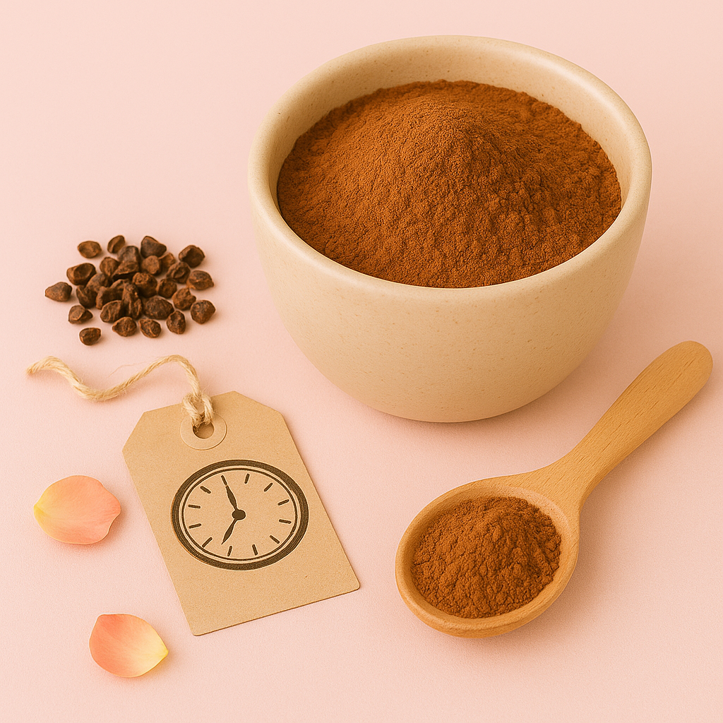 Kan cacaopoeder over de datum gaan?