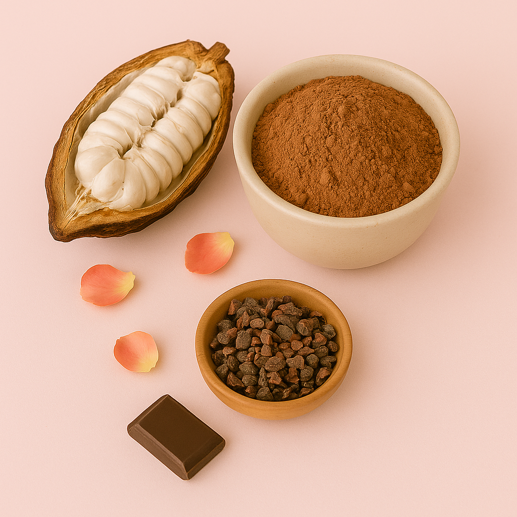 Waar is cacaopoeder van gemaakt?