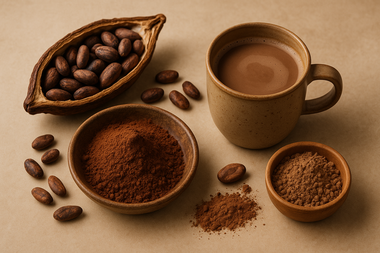 Is chocoladepoeder hetzelfde als cacaopoeder?