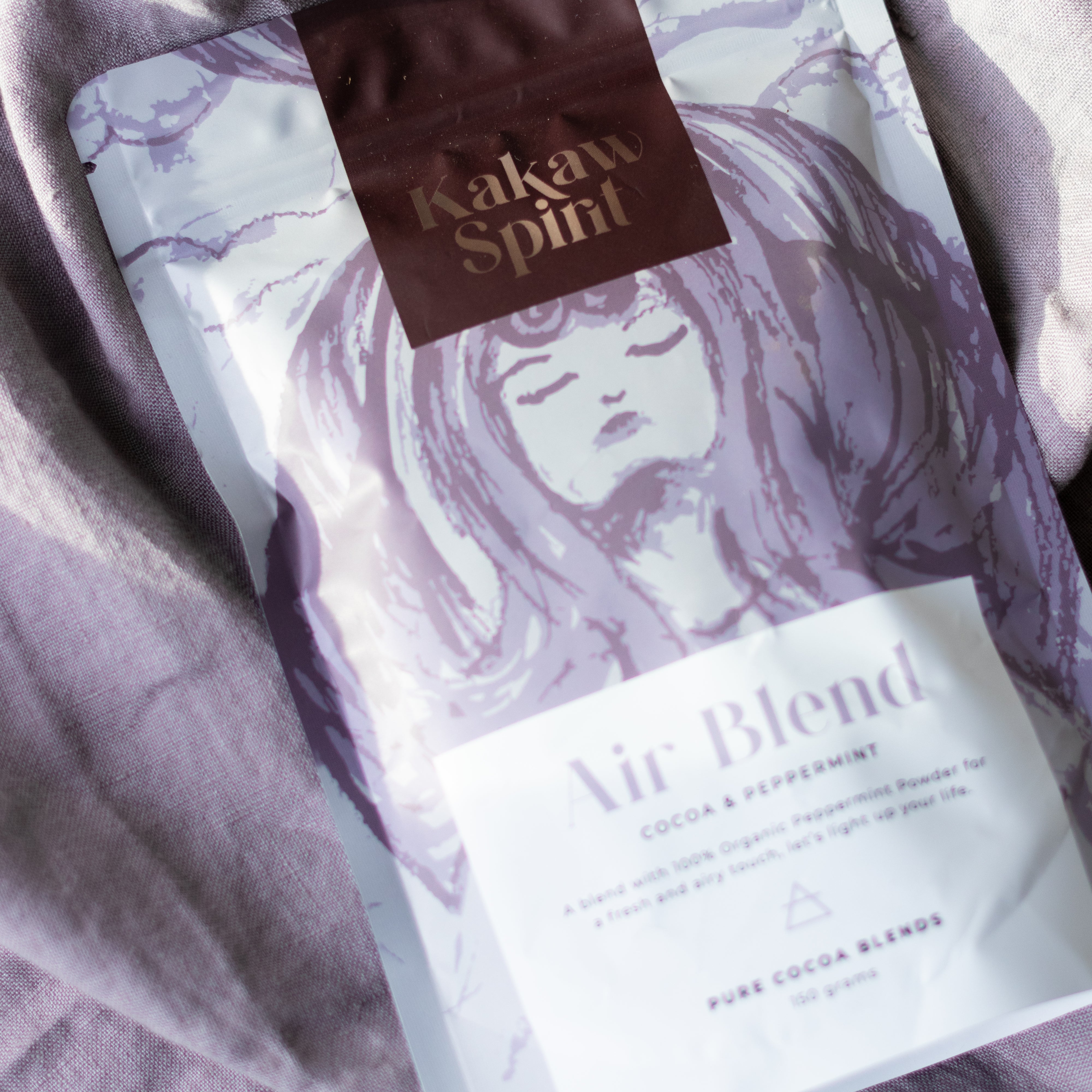 Organic Cocoa Blend with peppermind sfeer packaging