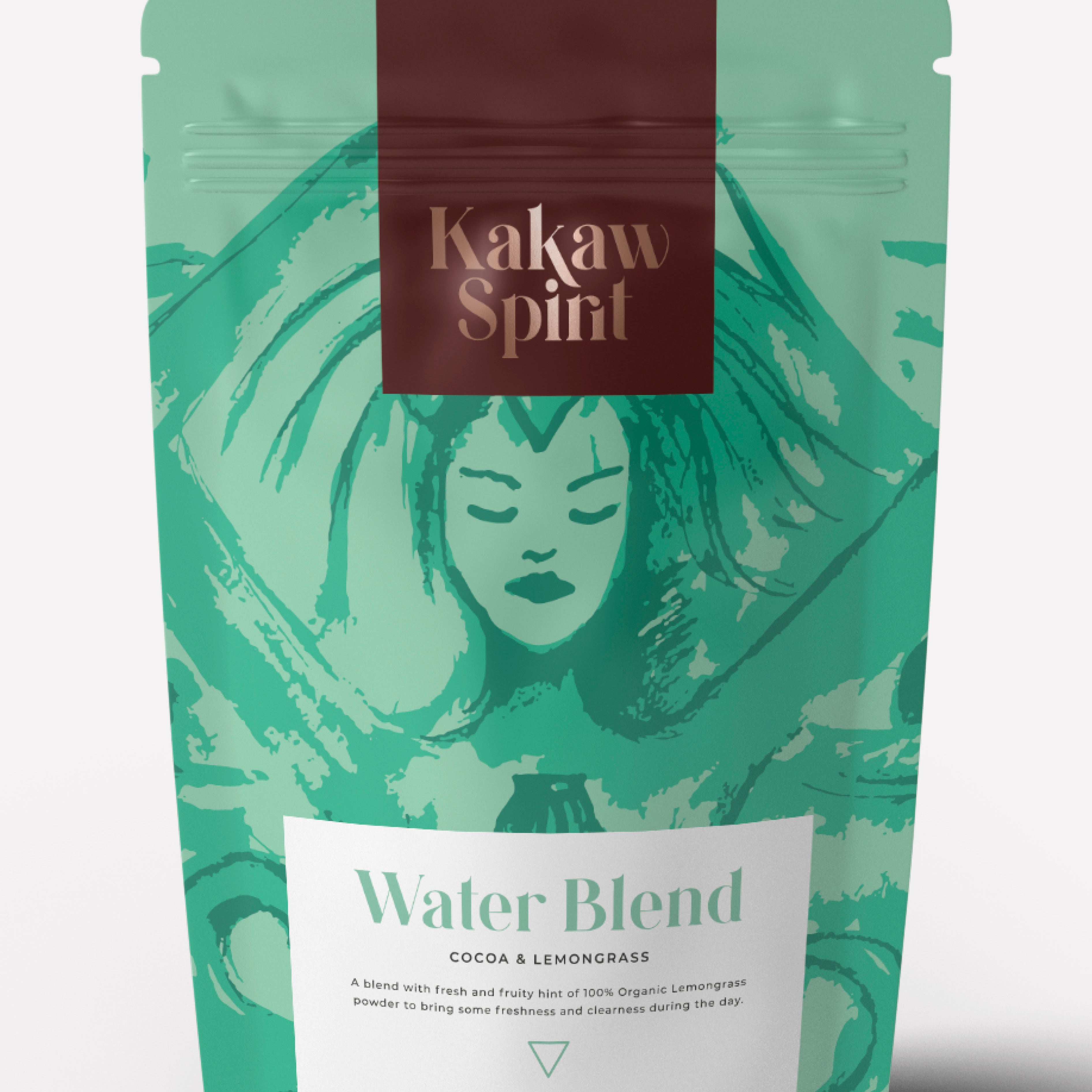 Organic Cocoa Blend with Lemongrass front packaging